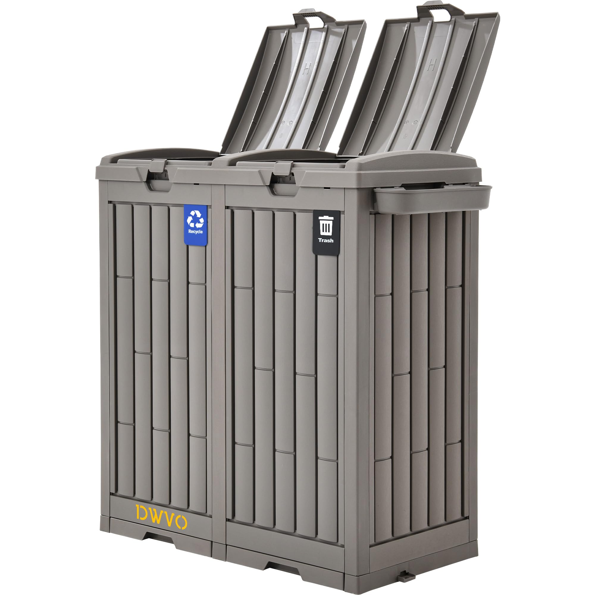 DWVO 76 Gallon Outdoor Trash Can