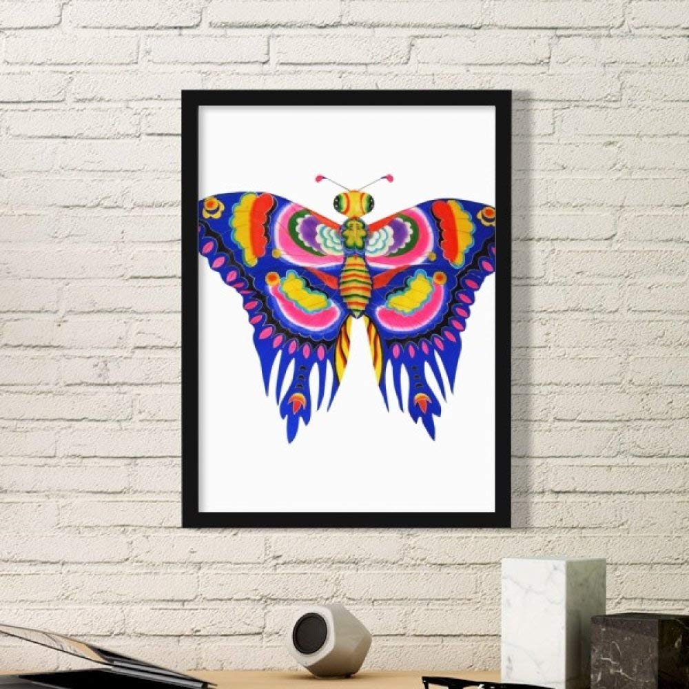 Cadre Art Print Papillon Chinois DIYthinker pour Décorer un Salon Style Asiatique Chic