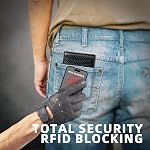 Zitahli Slim RFID Wallets for Men, Money Clip Bifold Leather Wallet Minimalist Mens Wallet with ID Window and 12 Card Slots Gift Box
