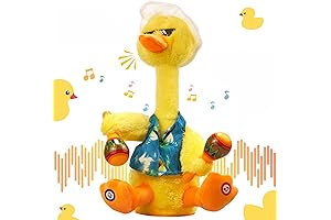 LUKETURE Talking and Dancing Goose Stuffed Animal Plush