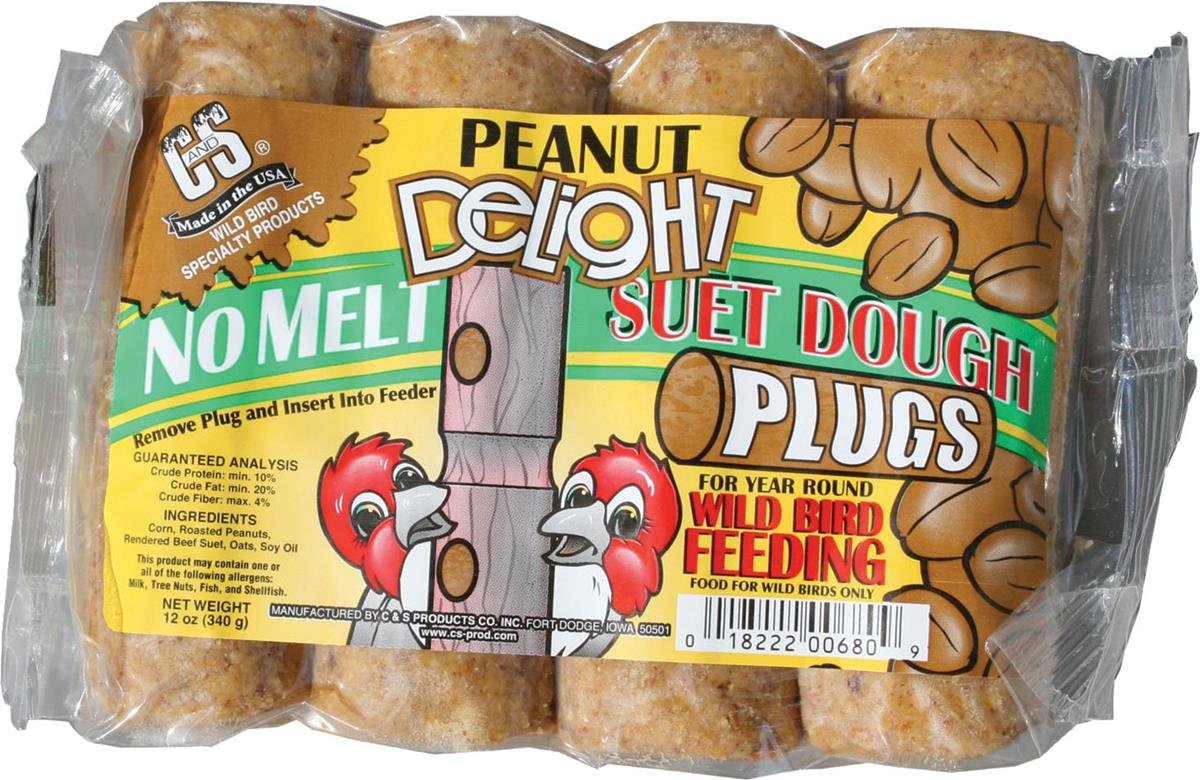 C&S Peanut Delight No-Melt Suet Dough Plug