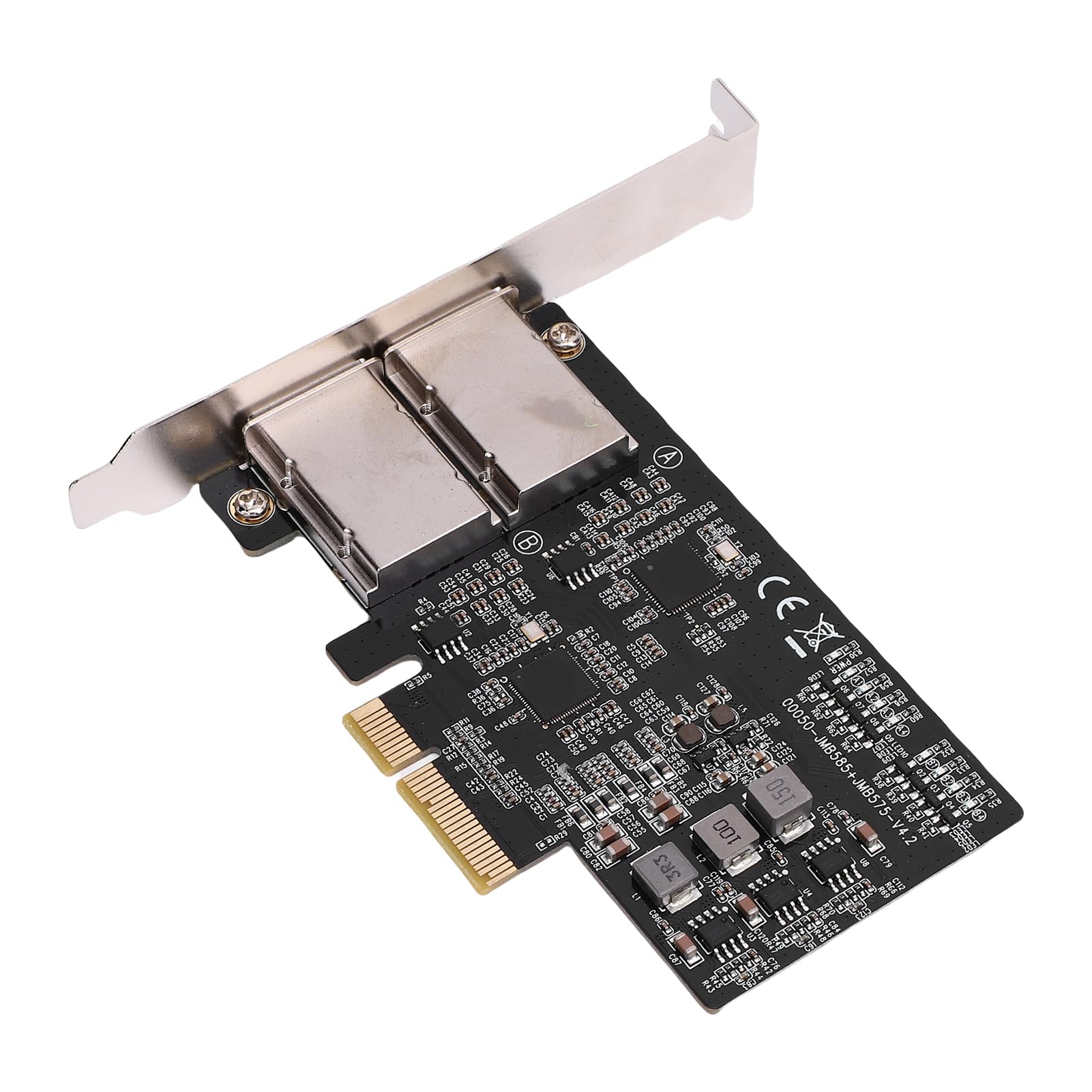 Socobeta Scheda Controller Adattatore SAS PCIe Ad Alta velocità da 5 Gbps per Applicazioni Desktop e Server PCB e Metallo