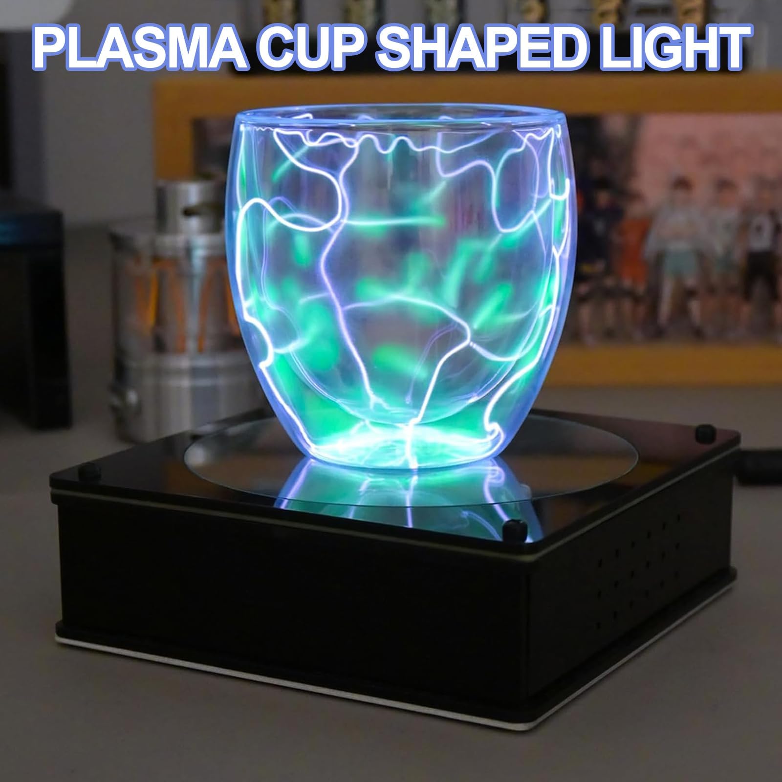 Lampada a sfera al plasma, luce elettrica sensibile al tocco, decorazione educativa scientifica per feste, idea regalo unica per gli appassionati di scienza, illuminazione di segnale all'aperto