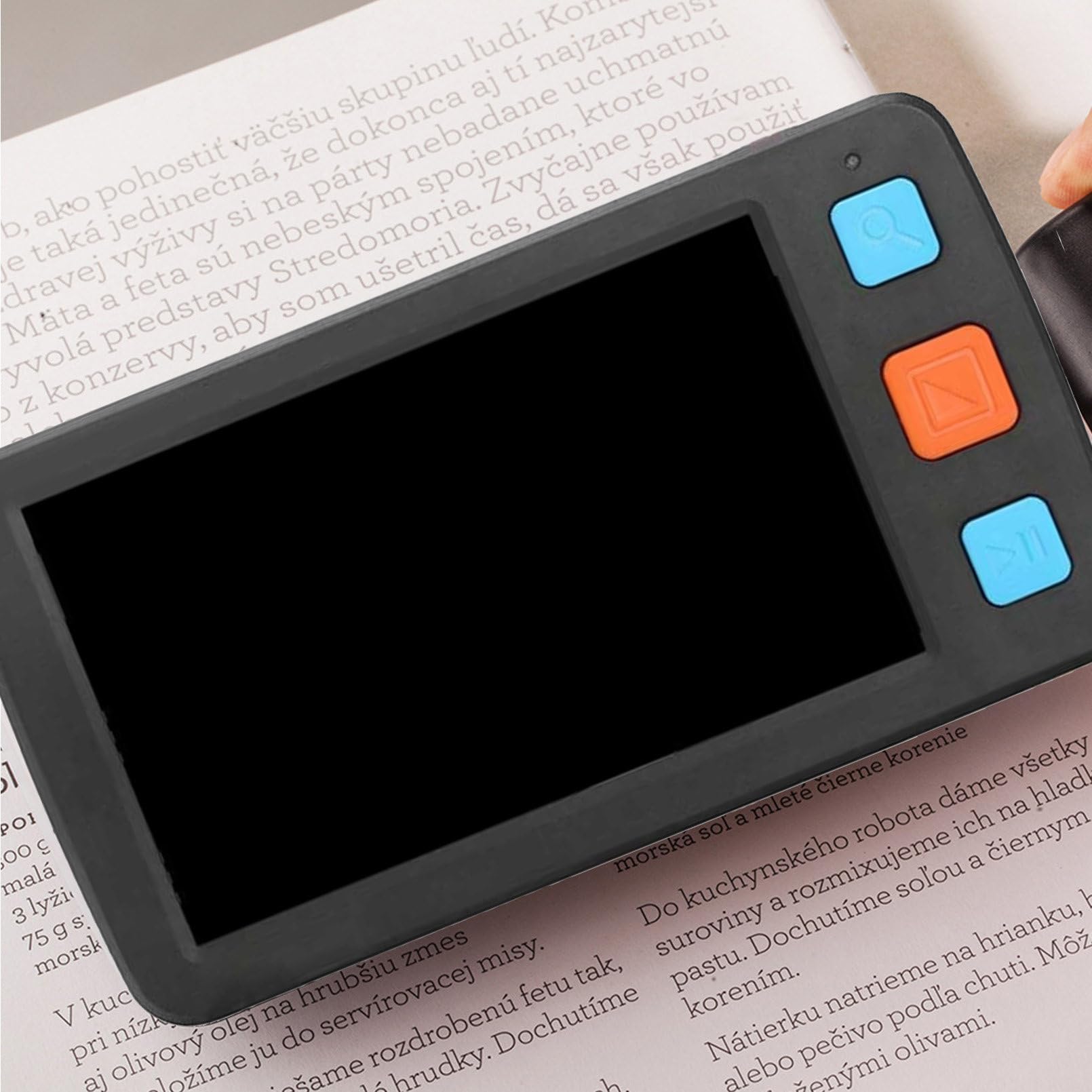RęCzny, PrzenośNy, Elektroniczny Pomocnik Do Czytania, Cyfrowa Lupa Wideo Z Zoomem 2x–32x, Elektroniczne Pomoce Dla SłAbowidząCych, Dla Starszych Dzieci, Dla SłAbowidząCych,Black