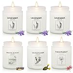 Candles for Home Scented,Lavender Candle Gifts Set,Made with Natural Soy Wax & Essential Oils, 6 Pack 42 Oz Candles Gifts for Women, Ideal for Birthday, Valentine\'s Day, Thanksgiving