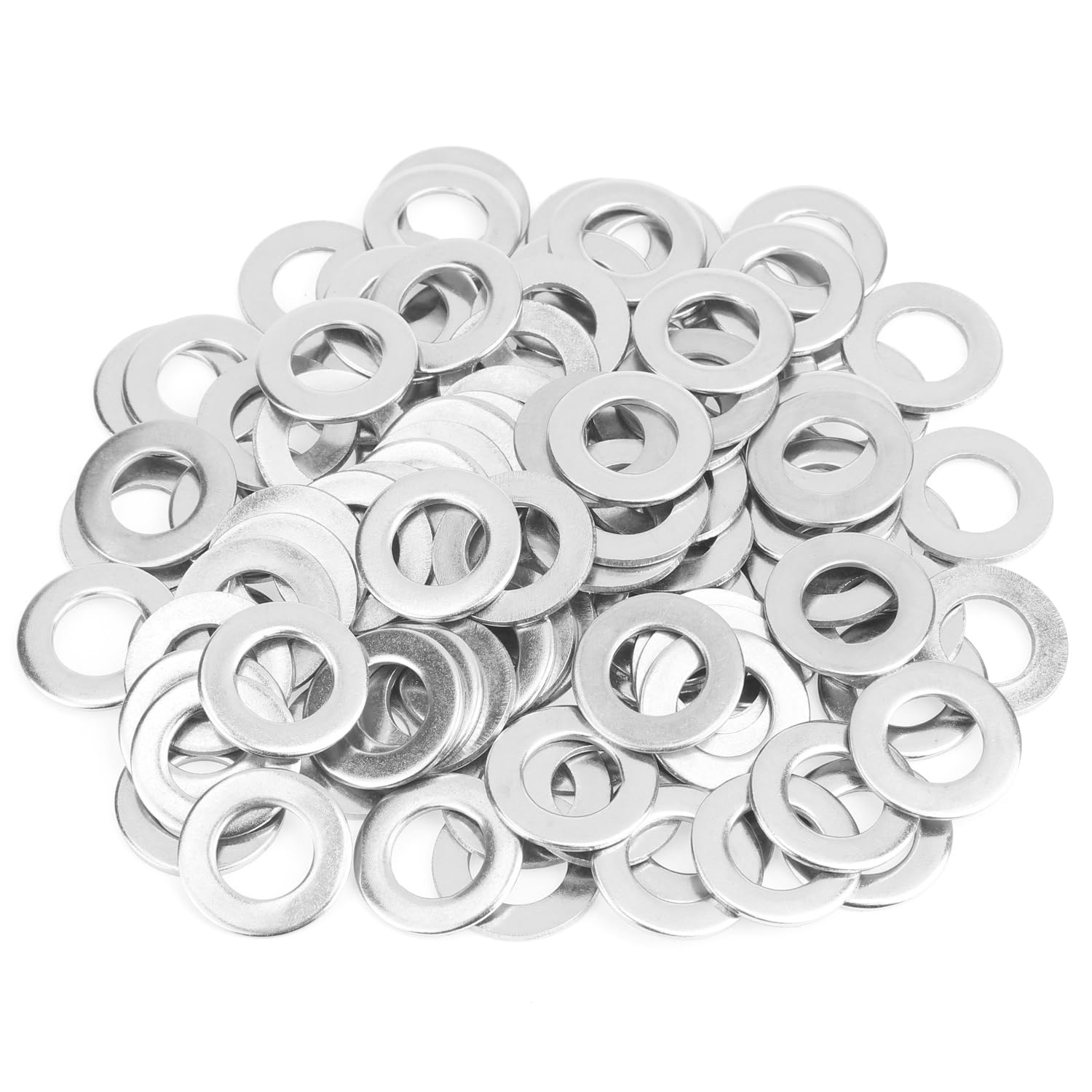 110 arandelas de guardabarros M12 x 24 x 1,5 mm, arandelas planas de acero inoxidable 304, arandelas de guardabarros, arandelas de metal para tornillos y pernos