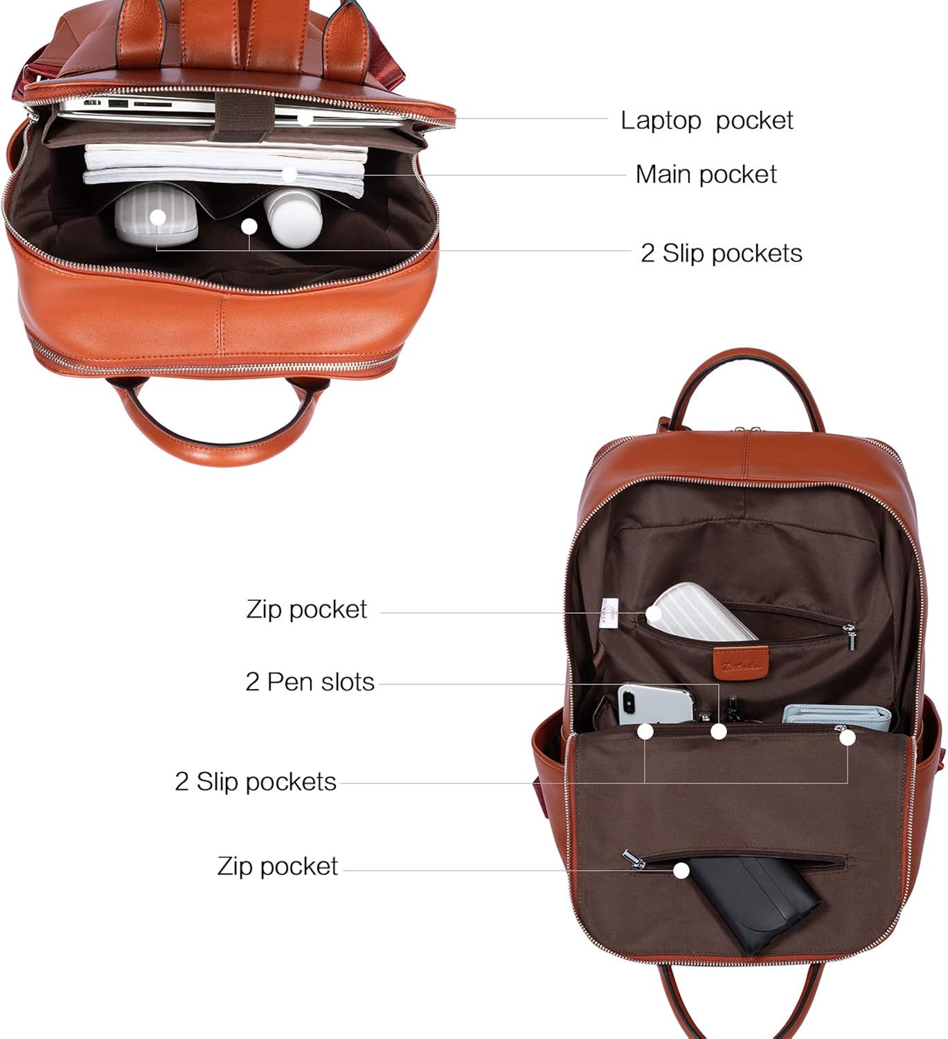 Lіmіtеd Dіѕсоunt Mothers Day Gifts BOSTANTEN Laptop Backpack for Women 15.6 inch Computer Leather Backpack Purses College Travel Daypack 40% оƒƒ Dіѕсоunt Mothers Day Gifts BOSTANTEN Laptop Backpack for Women 15.6 inch Computer Leather Backpack Purses College Travel Daypack