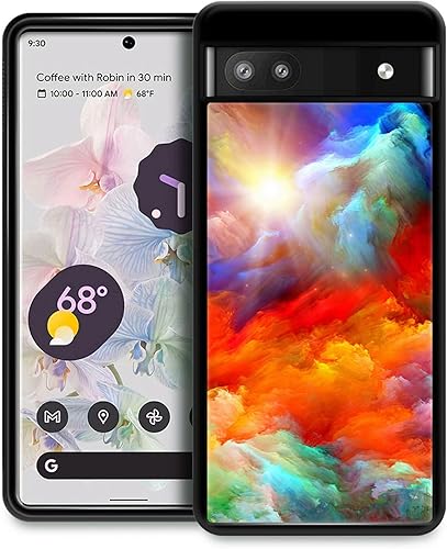 CARLOCA Funda compatible con Google Pixel 7A, colorido diseño gráfico de identidad genial, a prueba de golpes, antiarañazos, funda acrílica dura
