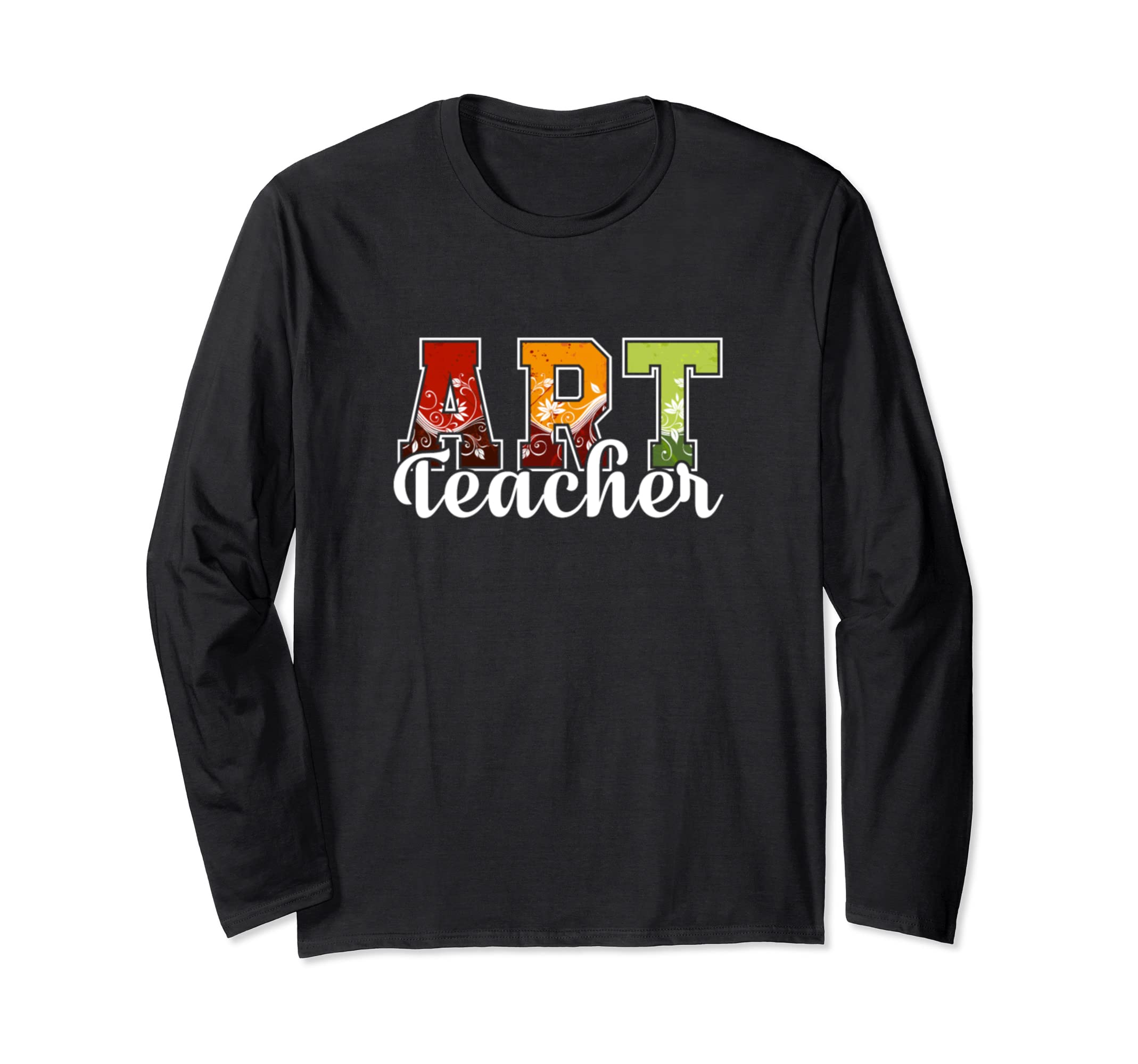Art Teacher Color Cute Long Sleeve T-Shirt