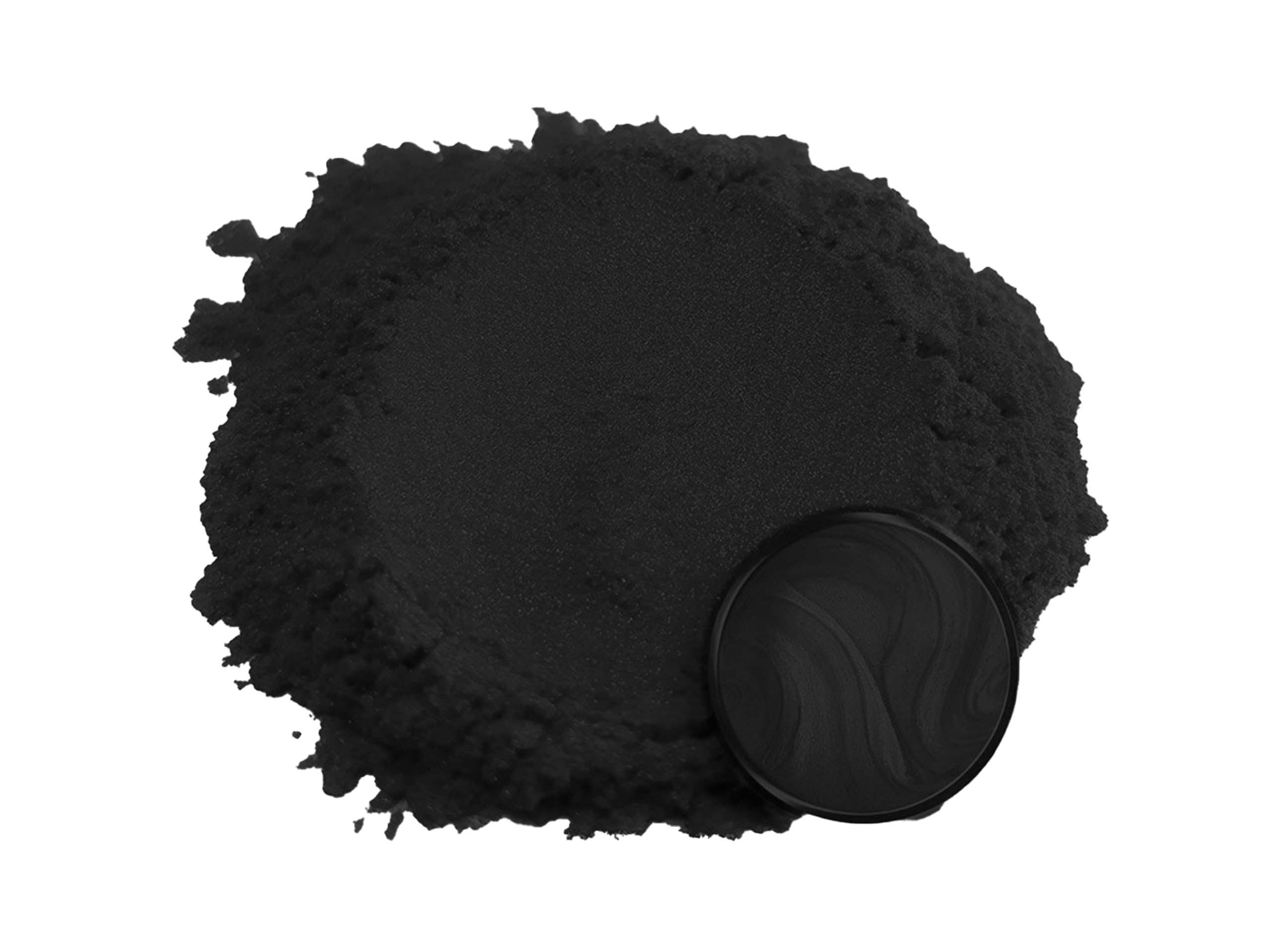Sharif ChemiaPearlescent Charcoal Black Pigment Powder - 50g Fine Mica (F401)