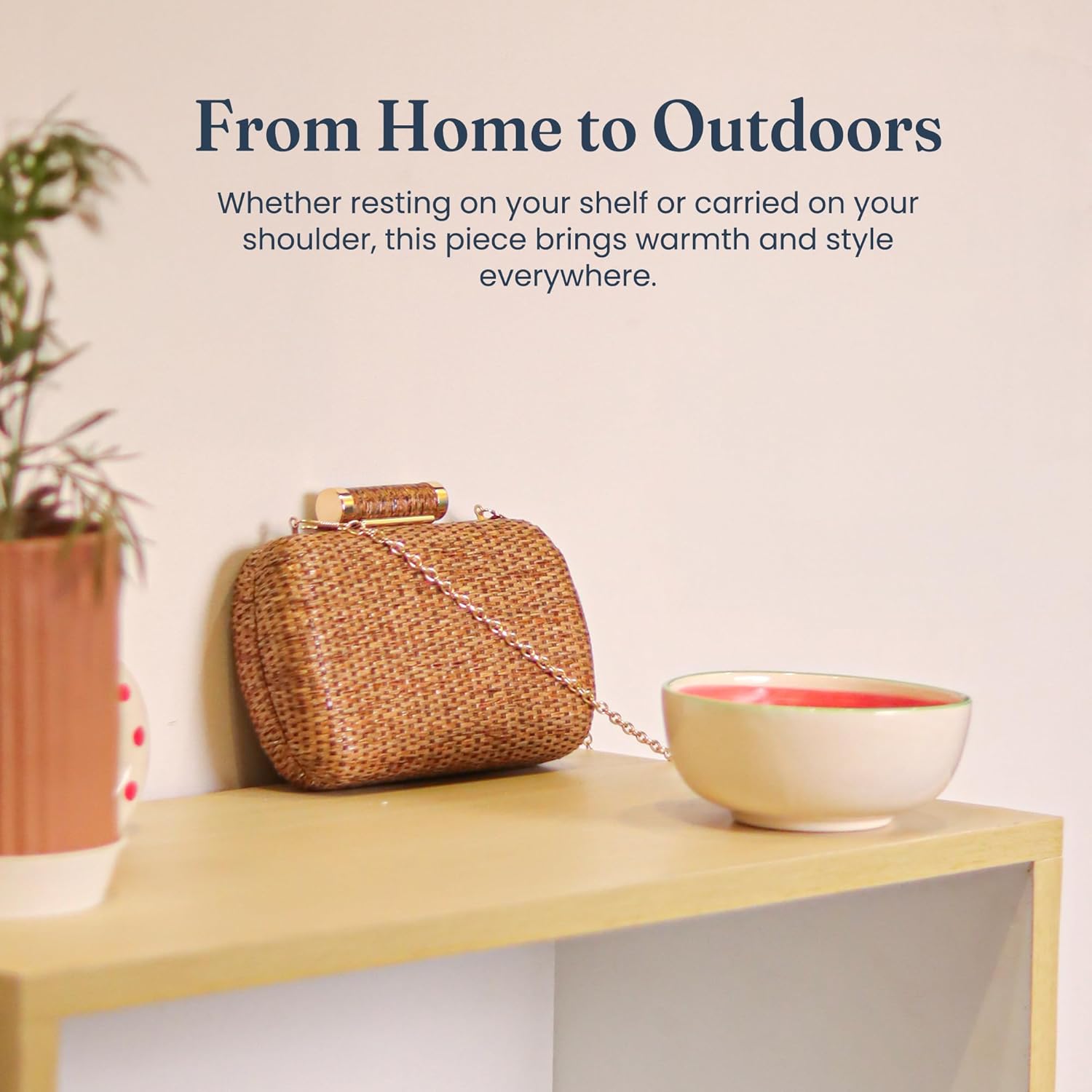 Fine Living Large Woven Bags for Women - Image 8