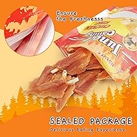 Vista 8 de Jungle Calling Golosinas para perros, palitos masticables envueltos en carne seca de pollo, aperitivos masticables de larga duración, suplemento