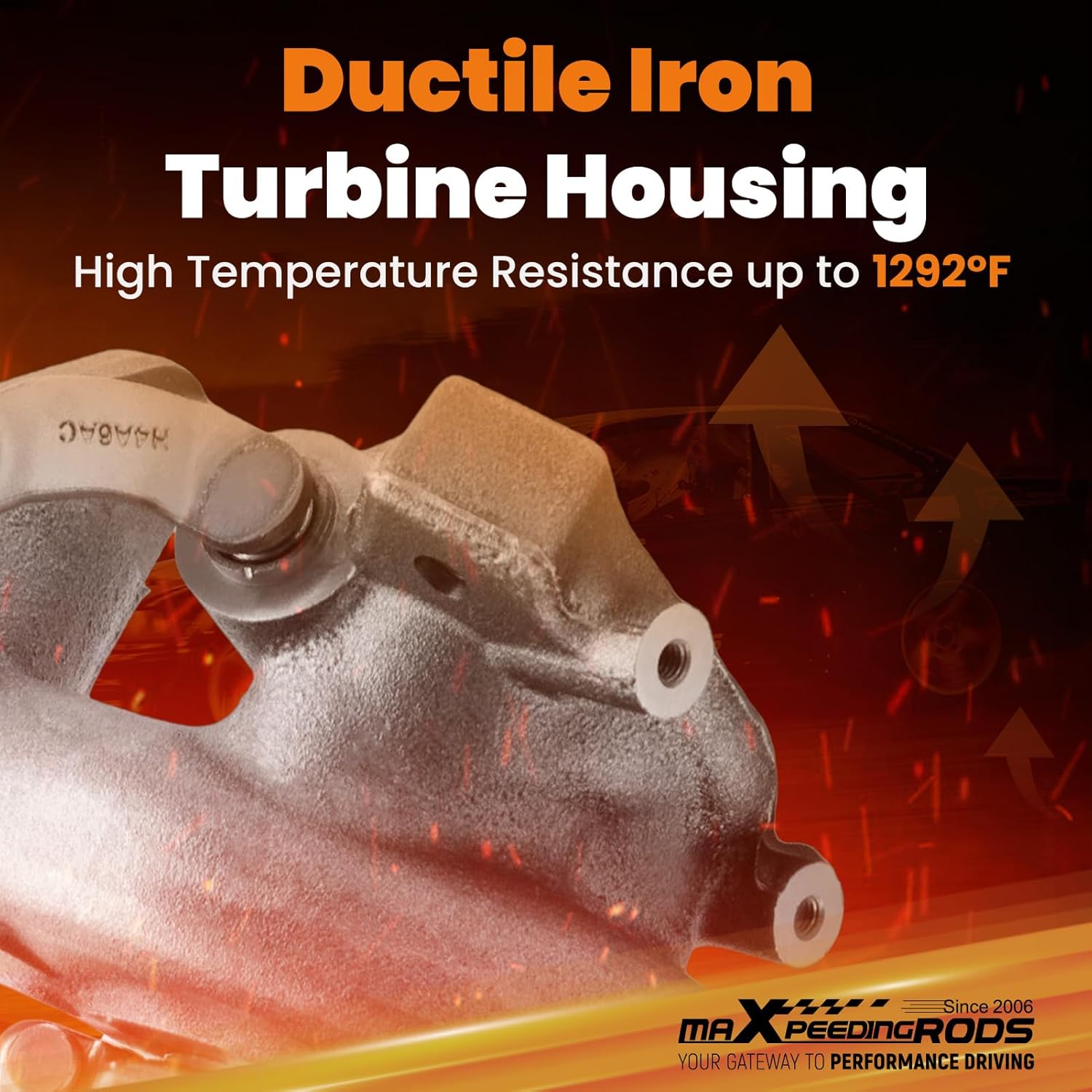 maXpeedingrods Turbo Turbocharger Kit Left Side for Ford F150 Pickup 2.7L V6 EcoBoost 2015-2017, FL3Z-6K682-D FL3Z-6K682-A FL3Z-6K682-C, Basic VL Series