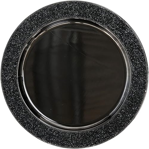 Miniatura 7 de Placa de carga luminosa, diamantes de imitación brillantes, servidor protector de plato de cena, para mesa de comedor formal, evento, boda, cobre,