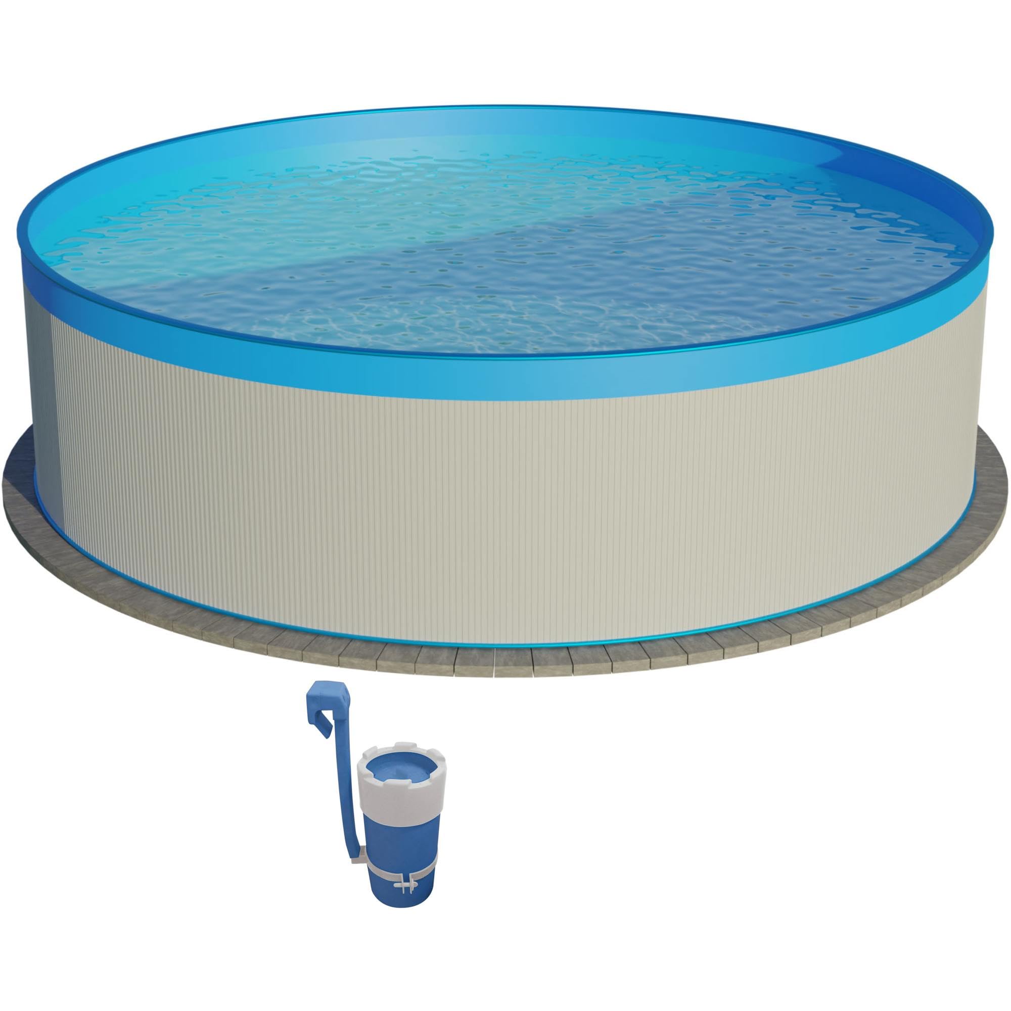 Arizona Stahlwandpool Set rund 350x90 cm