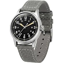 PRAESIDUS Jungle Field Watch for Men 34/38mm Military Field Watch, Assembled in USA with Japanese Meca-Quartz Movement