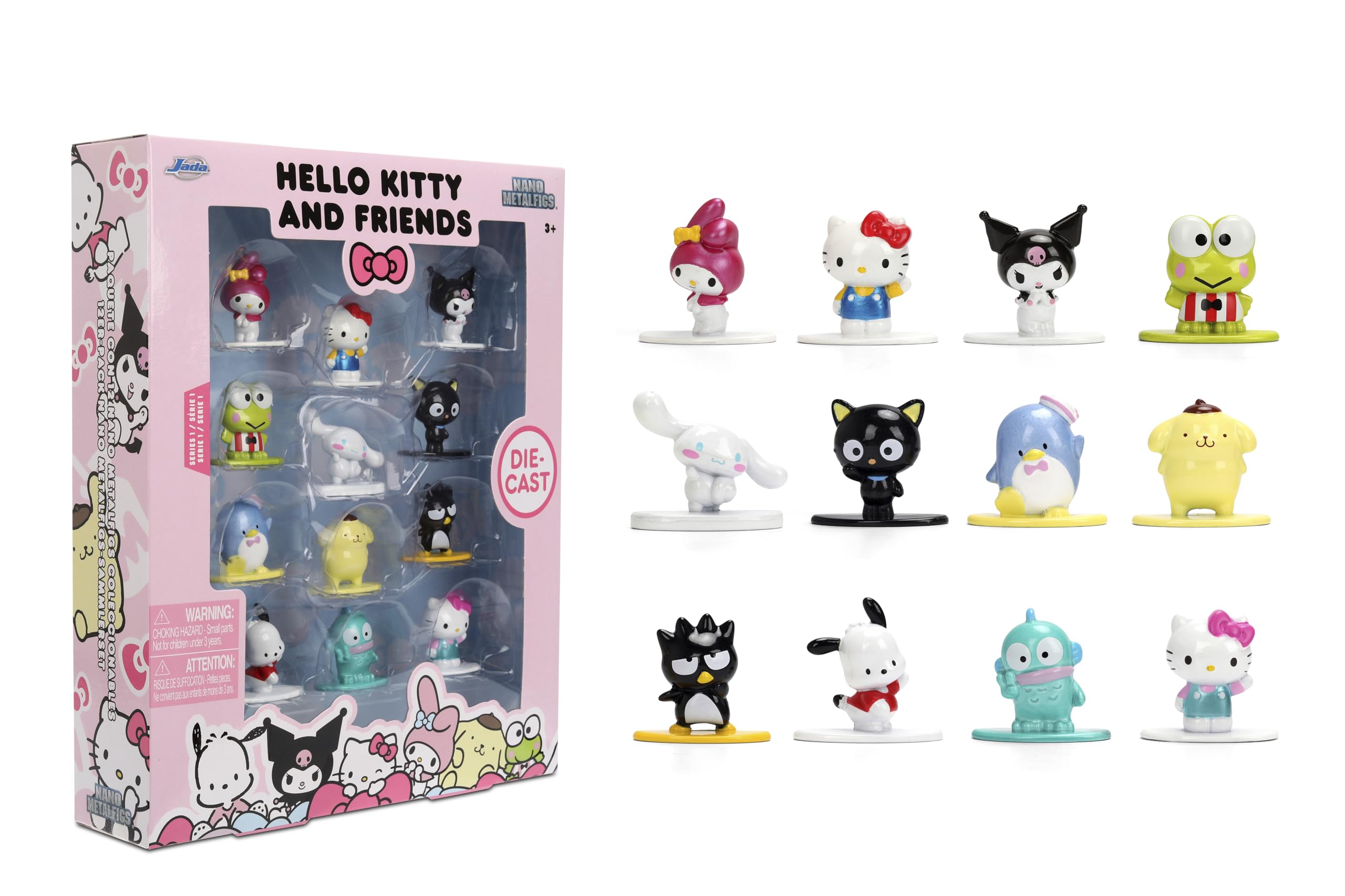Amazon.com: Jada Sanrio Nano Metalfigs 12-Pack – Die-Cast Mini