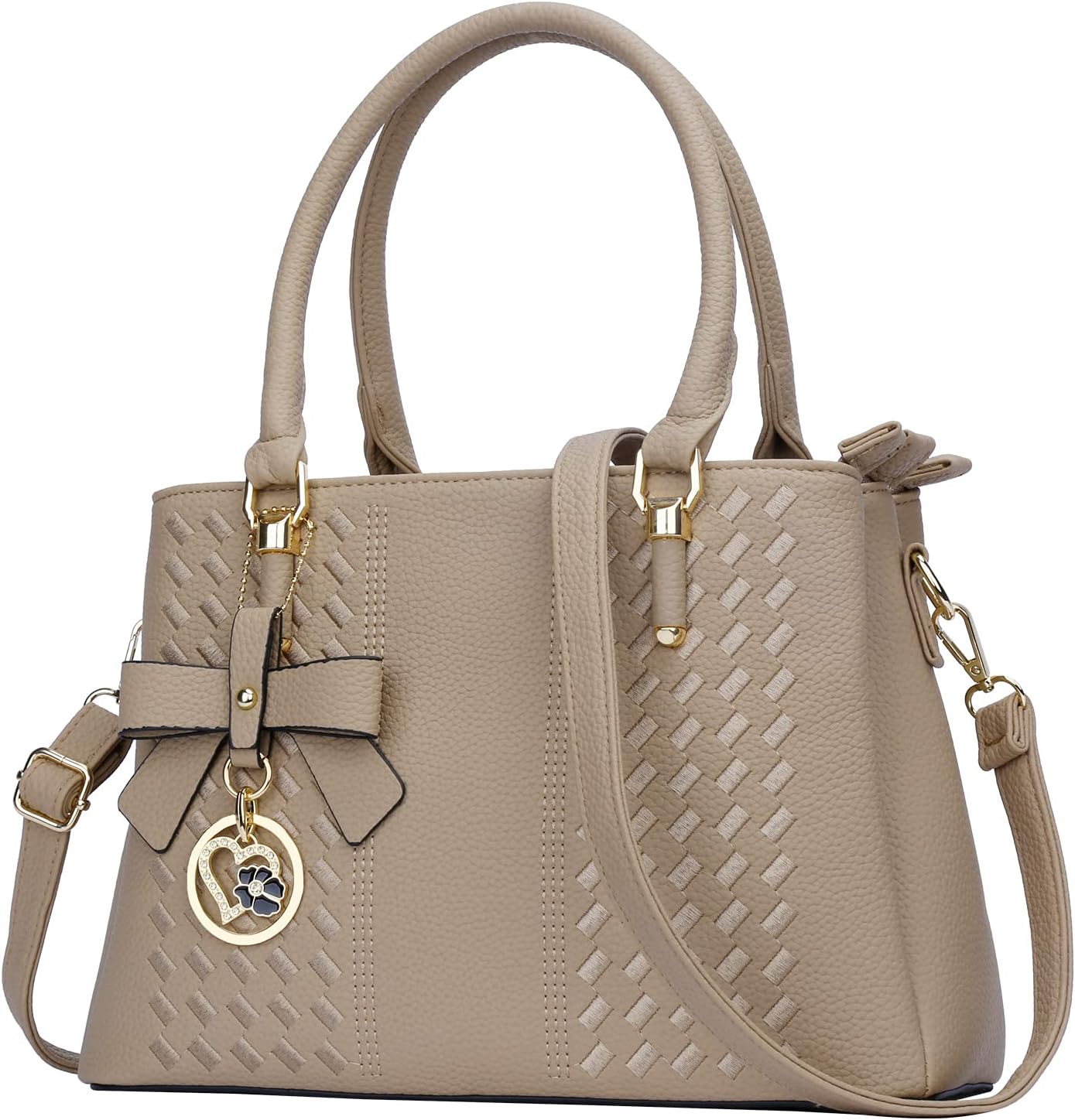 KKXIU Women Satchel Bags Handle Shoulder Handbags and Purses Pockets Zipper Leather Crossbody Bags KKXIU Women Satchel Bags Handle Shoulder Handbags and Purses Pockets Zipper Leather Crossbody Bags