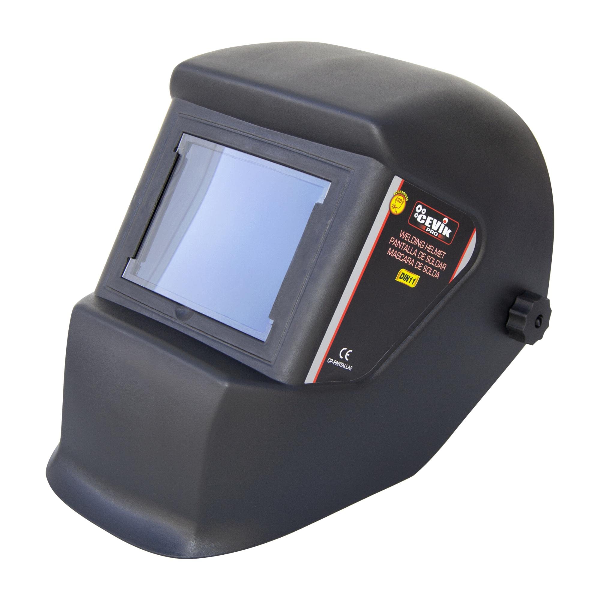 Cevik Pantalla de soldadura tipo casco. Cristales no incluidos. marca
