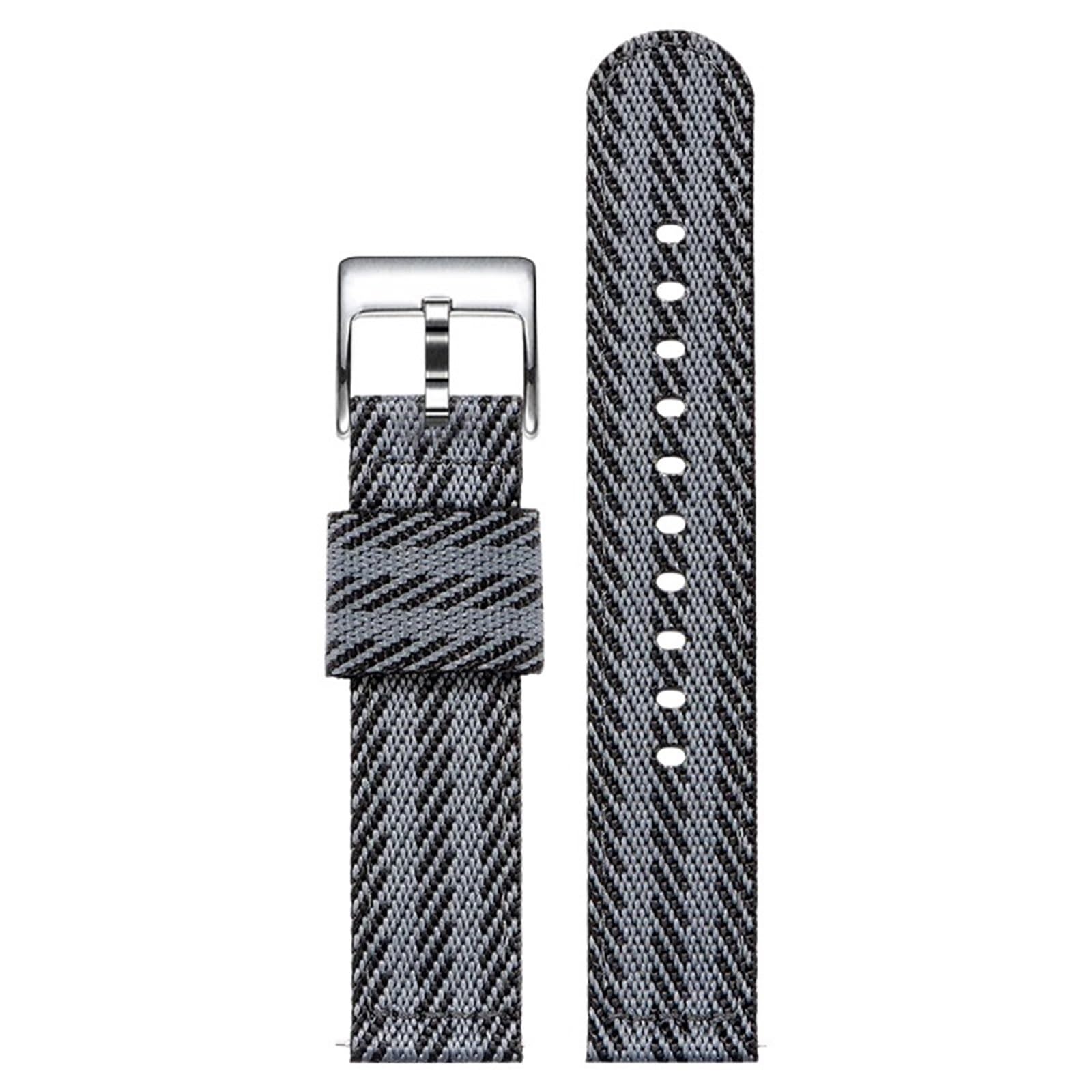 Cinturino per orologio in nylon Cinturino for orologio unisex in tela di nylon, cinturino classico casual retrò, accessori 18 19 20 21 22 23 24mm