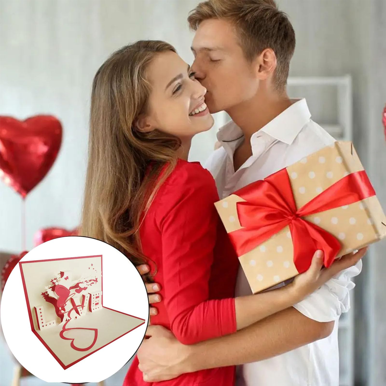 3D Pop-Up Liebeskarte 'LOVE' – Romantische Grußkarte Für Geburtstag, Hochzeit & Valentinstag
