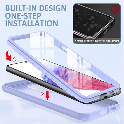 Miniatura 4 de PUJUE Funda para Samsung Galaxy A53 5G Fundas protectoras a prueba de golpes para teléfonos - Carcasa delgada de TPU de silicona suave - Lindas