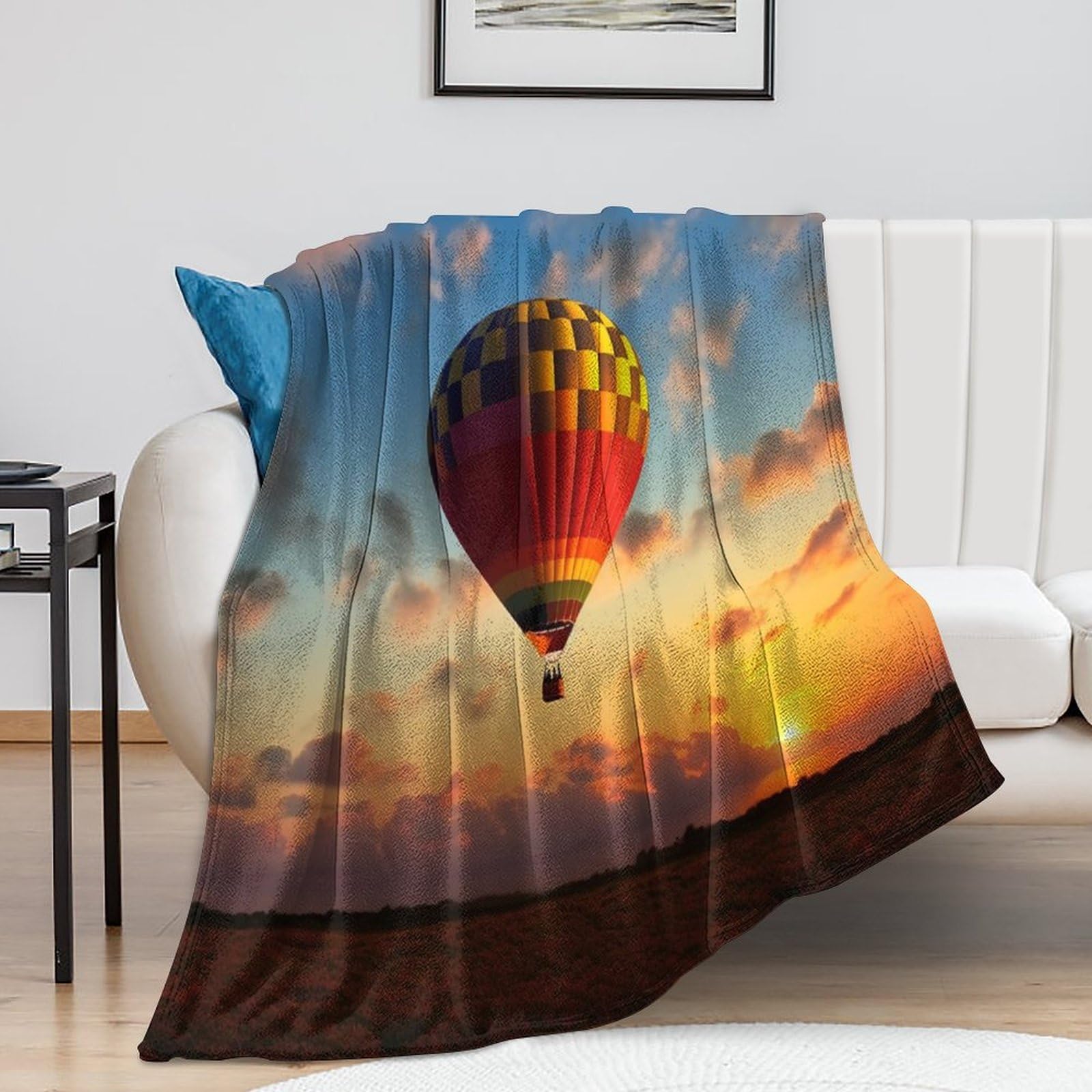 Couverture en peluche légère contre le froid rideau de douceur