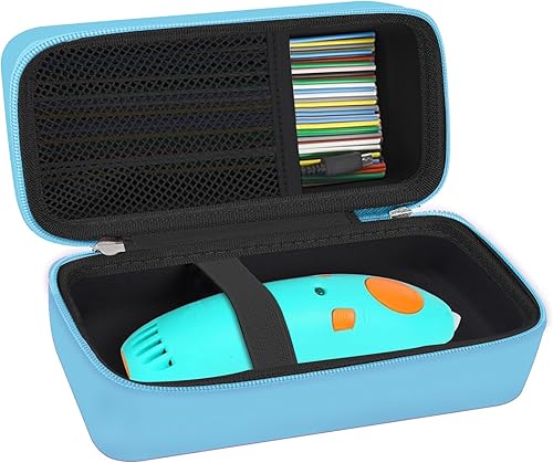 Leayjeen Estuche de almacenamiento compatible con 3Doodler Start+ Essentialsfor 3D Pen Set para niños, apto para impresión 3D estuche de transporte