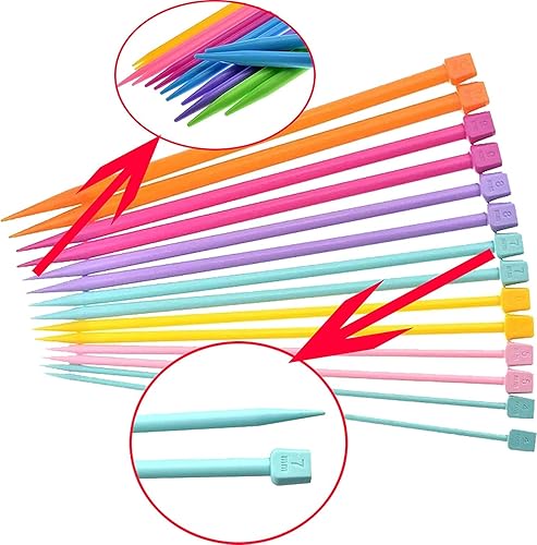 Miniatura 2 de LissomPlume - Agujas de tejer para tejer suéter, talla única