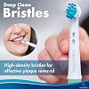 Oral B Compatible Replacement Electric Toothbrush Heads | OralVista 4 Pack Electric Toothbrush Heads Compatible with Oral B Toothbrush Head | Sensitive Gums, Deep Cleaning, Easy Fit, Durable Design