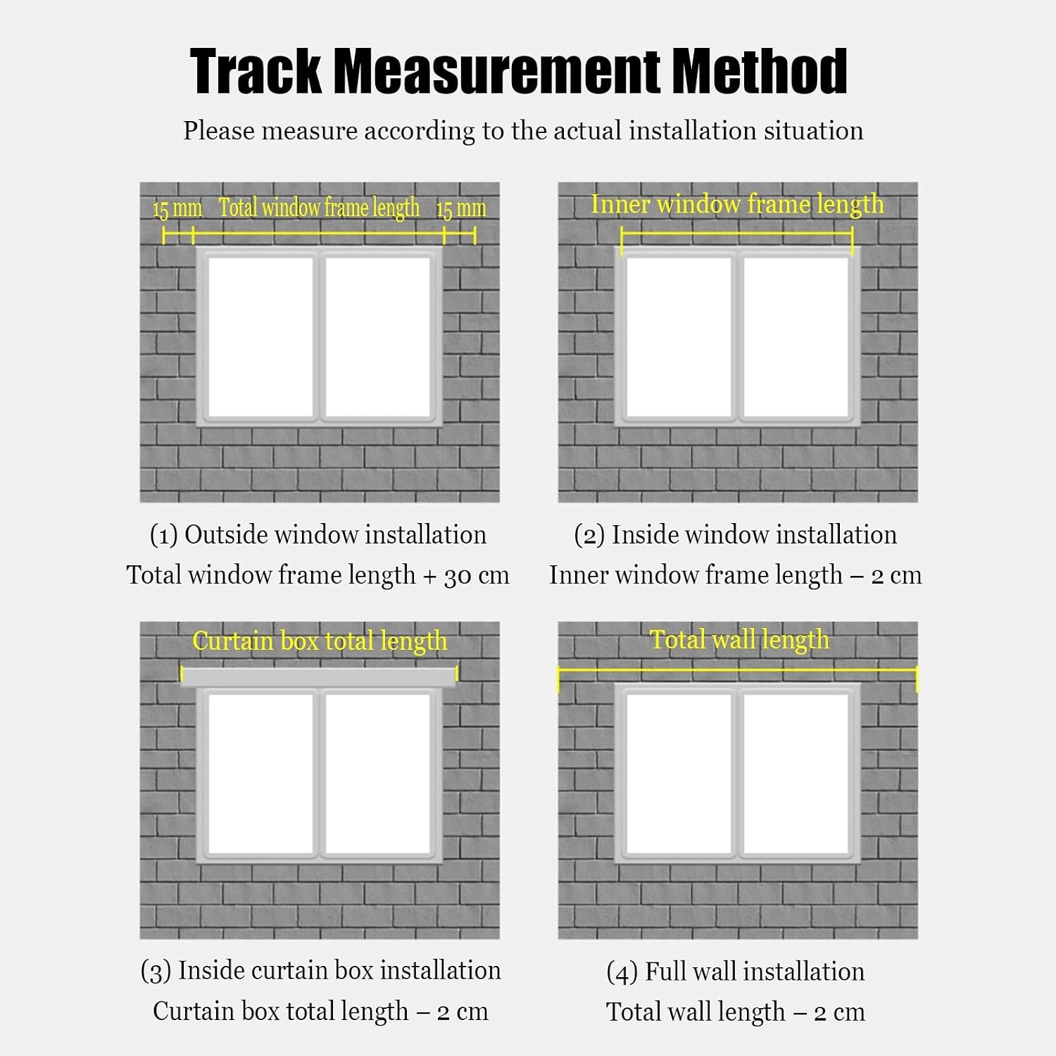 Track Curtains Ceiling Mount for Track System Rail with Hooks,Pinch Pleated Blackout Length Curtains for Living Room(Black,2.80M)