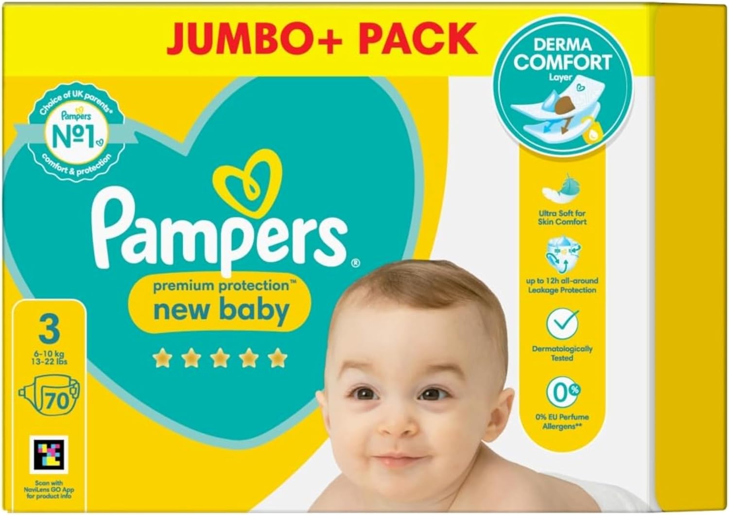 Pampers Premium Protection S3x70