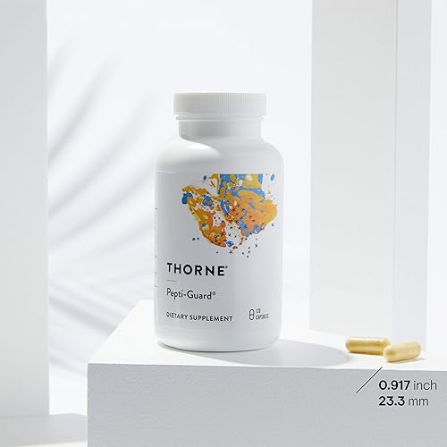 Miniatura 3 de Thorne Pepti-Guard - Apoyo para un forro saludable del estómago con DGL y extracto de aloe vera 120 cápsulas