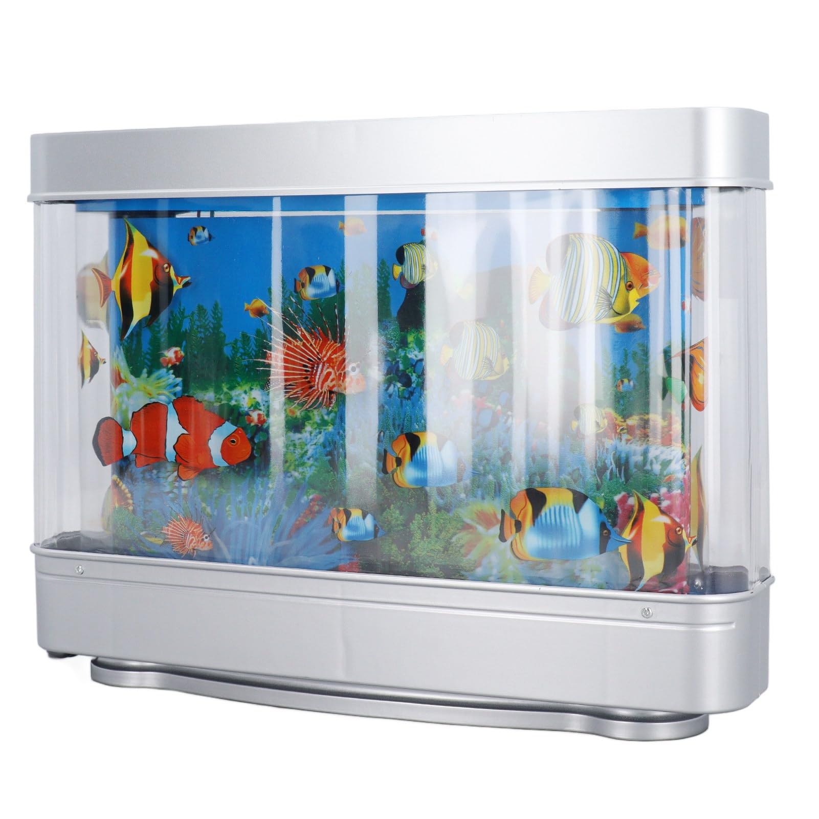 Lampe de Poisson Ornementale Simulée, Lampe D'aquarium Artificiel, Lampe Décorative, Mini Lumière D'océan à LED pour la Maison, le Bureau, la Chambre D'enfants (Prise UE 220V)