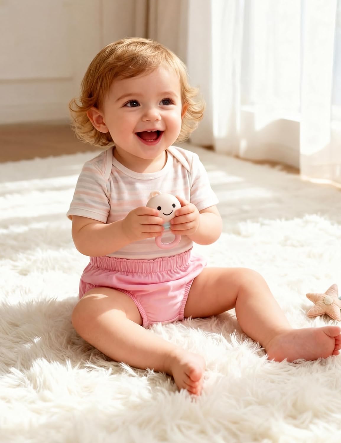 3 Pack Baby Bloomers for Girls Boys Diaper Covers Shorts Elastic Soft Clothes Size 6-24 Months - Image 3