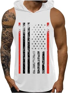 QIFLY Mens Tank Tops Mens Vest Sports Tank Top Fitness Muscle Tank Top Sleeveless Breathable Sports Undershirt Vest Top Vest Top for Running Gym Workout Sport Fitness