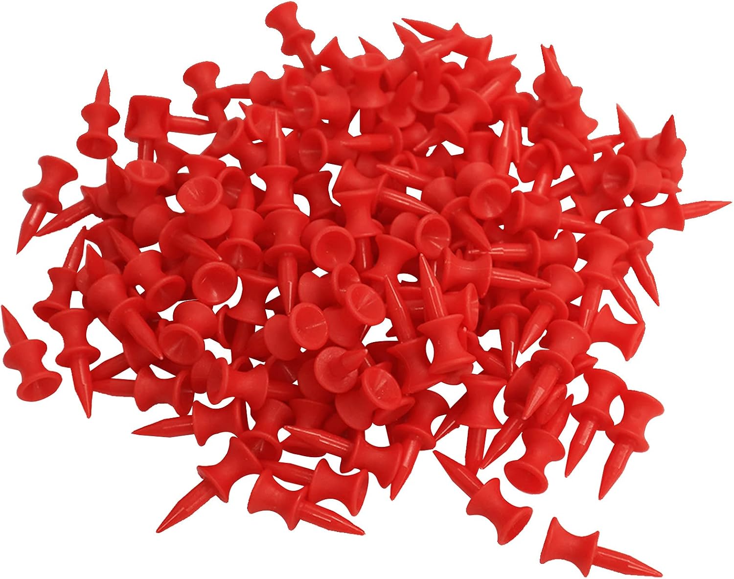 Unbreakable Plastic Castle Golf Tees 1 Inch 50/100 Pack - Image 3
