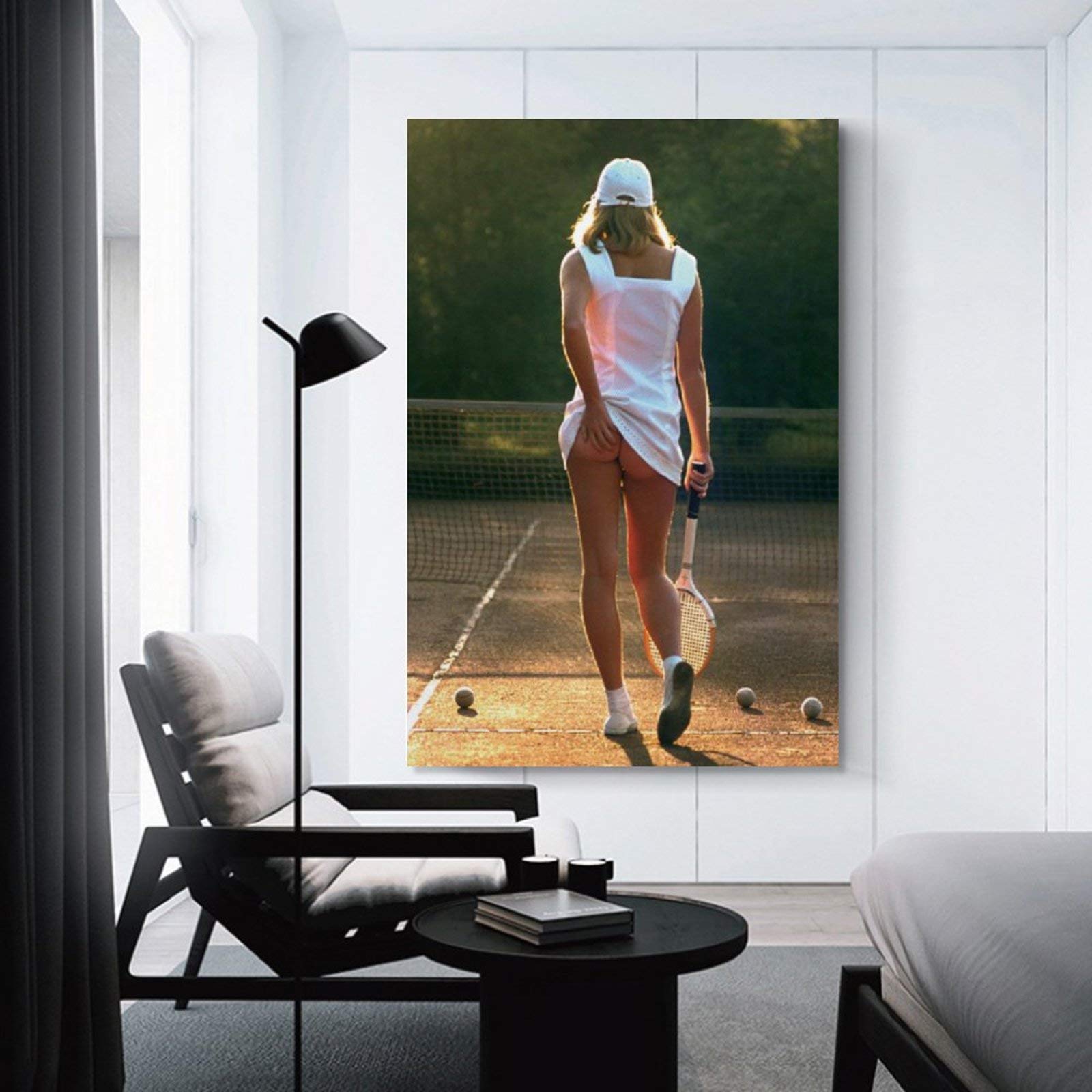 Tennis Wandbild Leinwand - 40x60 Cm Sport Dekoration Für Zuhause