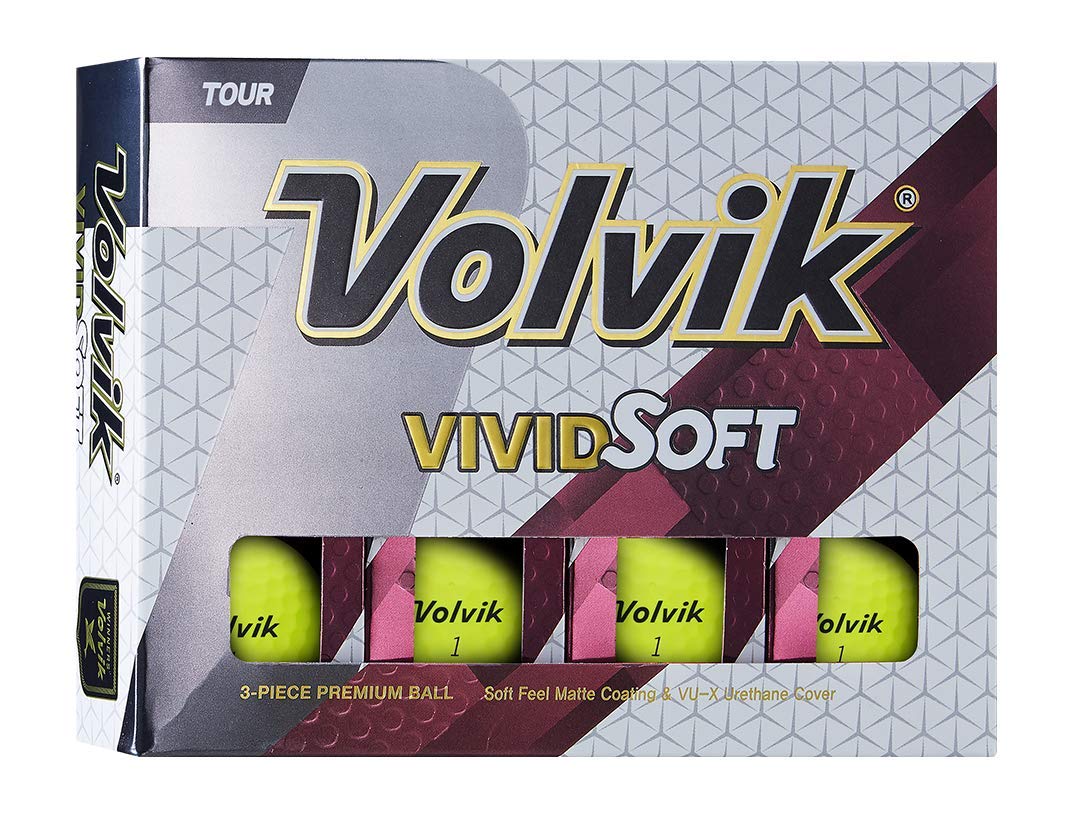 Volvik Vivid Soft Golf Balls (One Dozen)