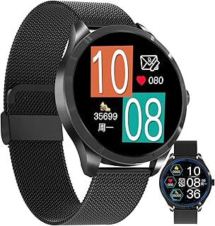 NOETS Smart Watch Fitness Tracker for Android Phones, Fitness Tracker with Heart Rate And Sleep Monitor, Activity Tracker with IP68 Waterproof(B)