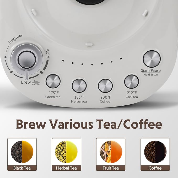 Hervidor eléctrico BUYDEEM K156 1.5L blanco avena miniatura 7
