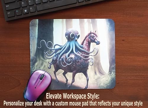 Miniatura 6 de Alfombrilla de mouse personalizada: añade imágenes, texto, logotipo o diseño artístico y haz tu propia alfombrilla de mouse personalizada. Cada