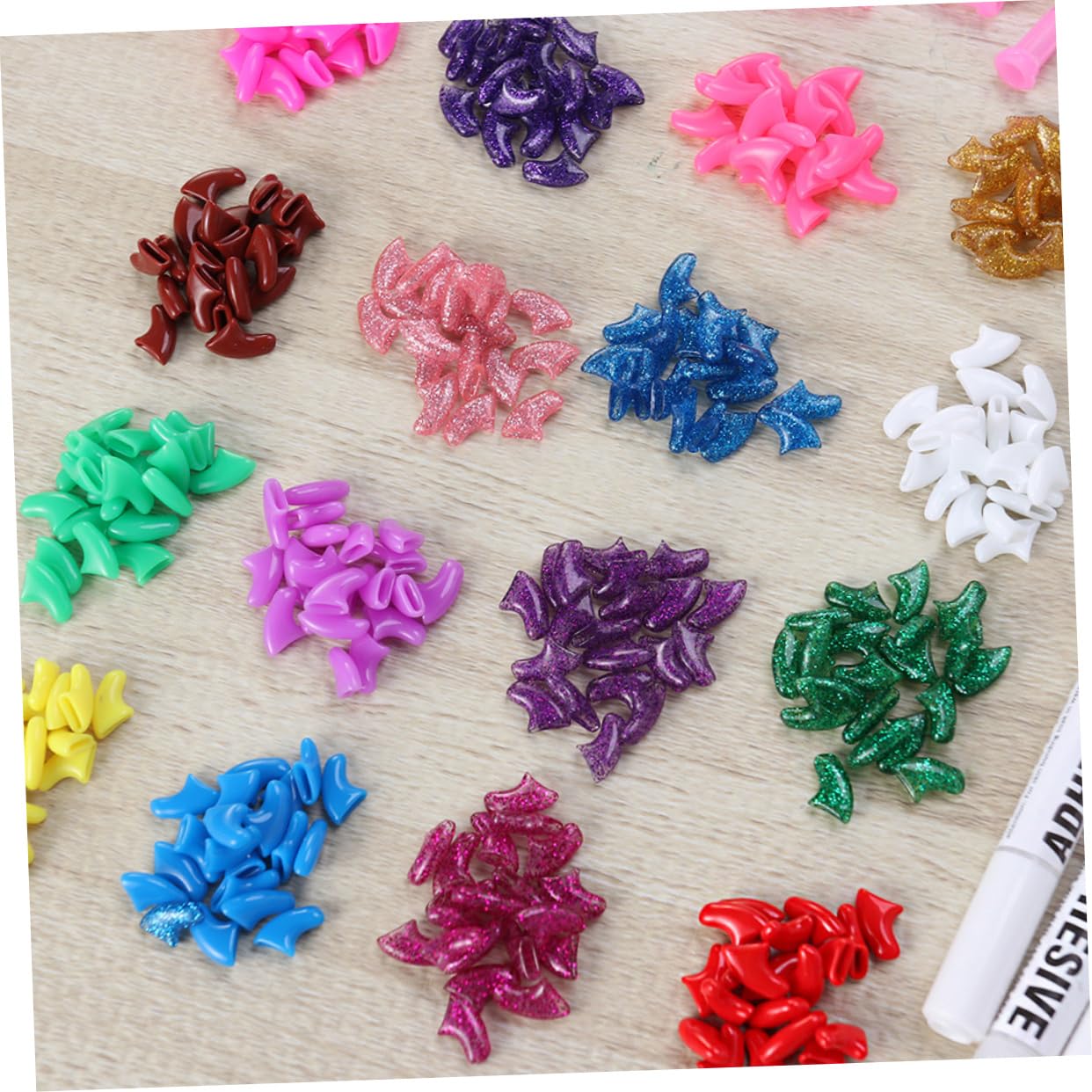 Toddmomy 300 Pièces Casquettes De Griffe De Chat Kit Ongles Couvre-Griffes De Chat Capuchons D'ongles De Chats Casquettes à Griffes Capuchons D'ongles pour Animaux De Compagnie