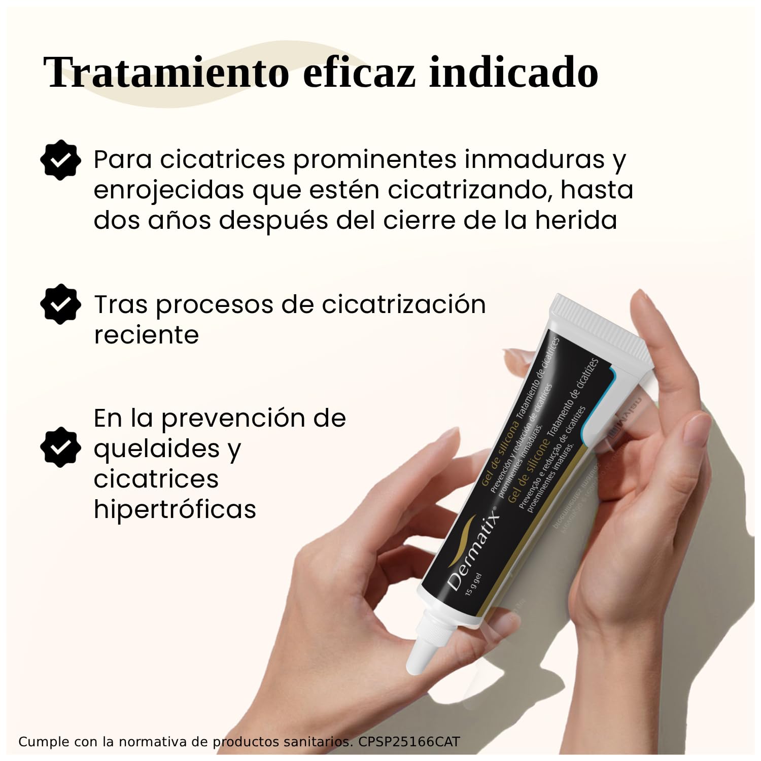 Dermatix Gel para Tratamiento de Cicatrices – Reduce, Previene y Suaviza el Aspecto de Cicatrices y Queloides, Quemaduras, Cesáreas y Cortes – 15g