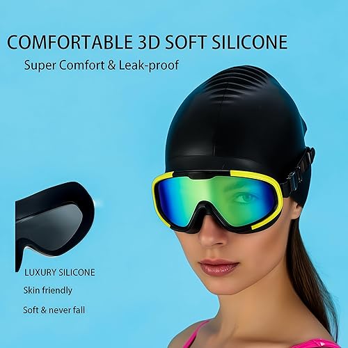 Miniatura 4 de Gafas de natación, gafas de natación, gafas de natación profesionales, antivaho sin fugas, gafas de natación de visión amplia