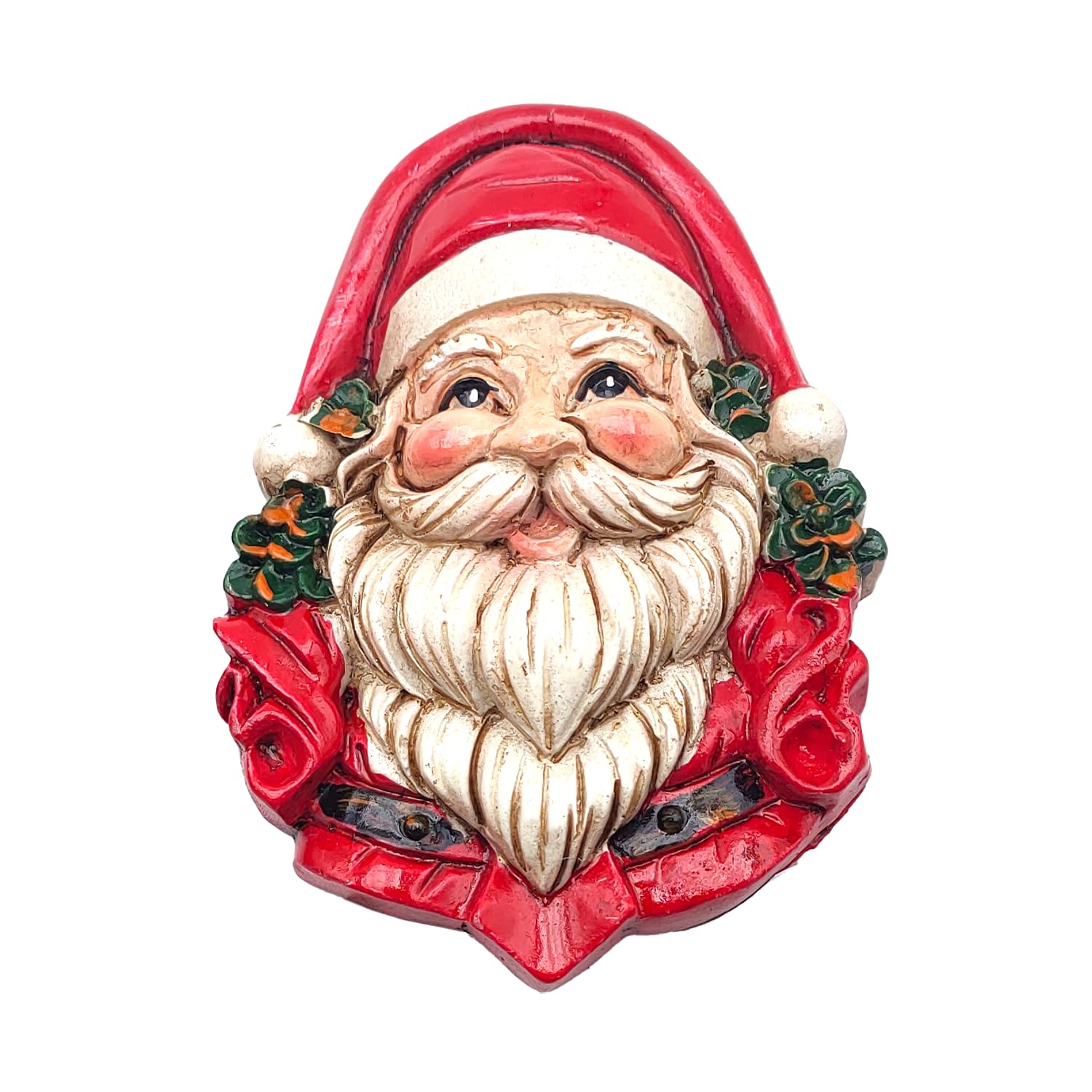 Leddy Living Mod 4 3D Fridge Magnet Santa Claus Christmas Decorative Magnet Perfect For Kitchen, Magnetic Whiteboard Or Office, Gift Idea And Christmas Decoration (Mod 4)