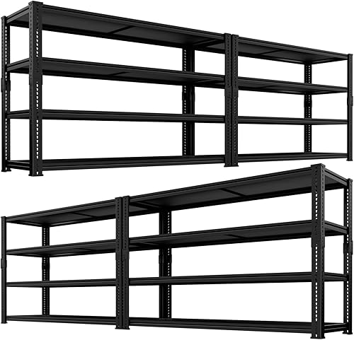 Miniatura 22 de Estantes de almacenamiento resistentes, 48 pulgadas de largo x 18 pulgadas de ancho x 72 pulgadas de alto, estantes de almacenamiento de garaje,