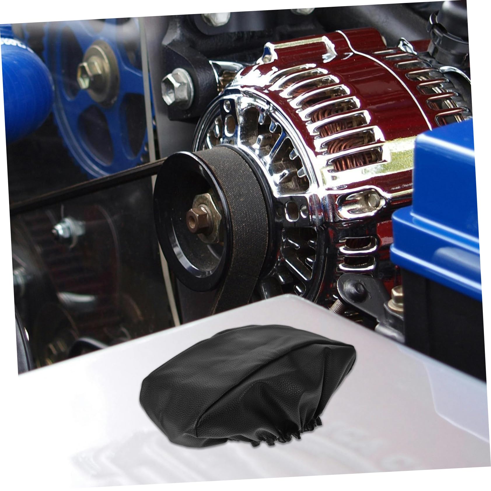 Cabilock Heavy Duty Electric Winch Cover Protection for Winch Accessories Durable and Thick Material for Vehicle Storage Prevents Water Damage and Debris