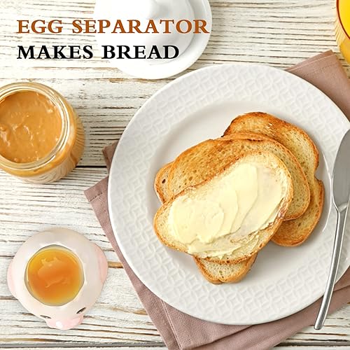 Miniatura 4 de Separador de huevos, separador de yema de huevo y separador de clara de huevo, asistente para hornear, utensilios de cocina, herramientas de