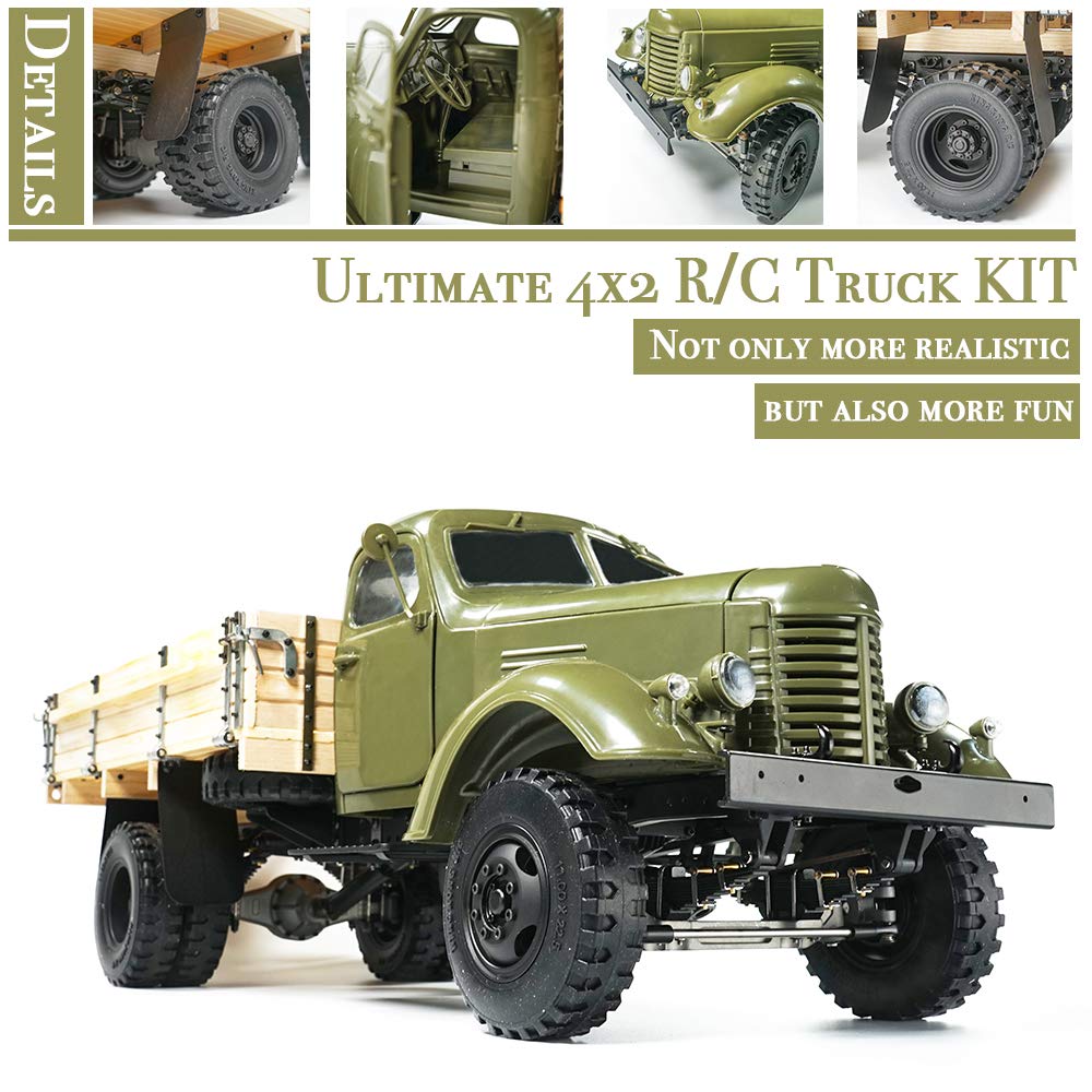 Amazon.com: Kingkong RC Car 1/12 Scale Soviet ZIS-150/CA10 4x2